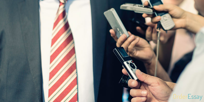 Man with a Dictaphone